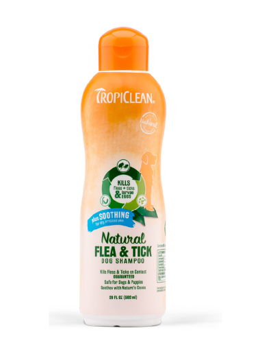 Sữa tắm TropiClean Natural Flea & Tick cho Chó 592...
