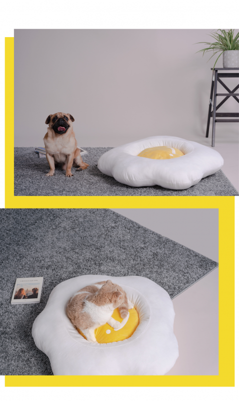 Giường Ổ Đệm Quả Trứng cho Thú Cưng Chó Mèo