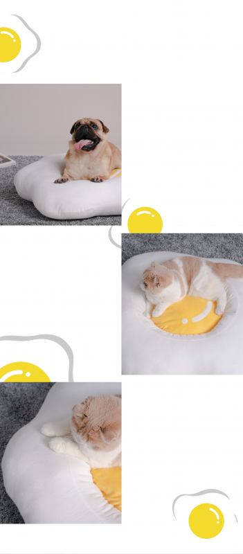 Giường Ổ Đệm Quả Trứng cho Thú Cưng Chó Mèo