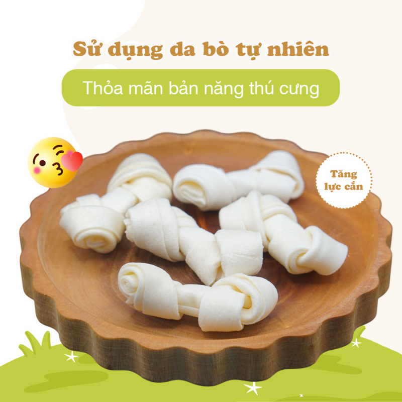 DoggyMan Xương da bò tự nhiên Treat thưởng cho chó